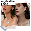 SUNNYCLUE 24Pcs 2 Colors Alloy Rhinestone Pendants ALRI-SC0001-46-5