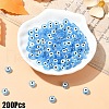200Pcs Transparent Acrylic Beads TACR-YW0002-08E-1