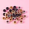 40Pcs 4 Colors 304 Stainless Steel Big Hole Beads STAS-SZ0001-86-6