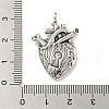 316 Surgical Stainless Steel Pendants STAS-E212-38AS-3