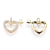 925 Sterling Silver Micro Pave Cubic Zirconia Charms STER-T004-62G-1