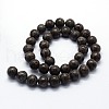 Natural Snowflake Obsidian Beads Strands G-I199-01-4mm-2