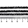 Electroplate Glass Beads Strands GLAA-Q105-04E-4