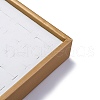 100-Slot Imitation Leather Jewelry Ring Organizer Display Trays CON-G023-16-2