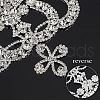 Crown Glass Rhinestone Patches DIY-WH0260-81A-4