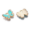 Alloy Enamel Charms ENAM-S121-070G-2