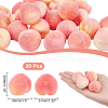 Mini Foam Imitation Peaches DJEW-WH0038-30-2