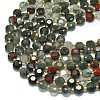 Natural African Bloodstone Beads Strands G-C116-A33-02-3