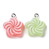 Opaque Resin Pendants RESI-A025-02-2