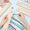 Wood Temperature Blanket Reusable Color Chart AJEW-WH0007-08-3