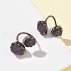 Natural Amethyst Rings RJEW-B122-04R-06-1