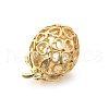 Brass with Cubic Zirconia Pendants KK-E792-08G-2