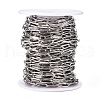 Tarnish Resistant 304 Stainless Steel Paperclip Chains A-CHS-L022-02B-3