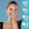 Unicraftale 24Pcs 4 Size 304 Stainless Steel Clip-on Earring Findings with Imitation Pearl Plastic Beaded STAS-UN0054-73-6