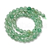Natural Green Aventurine Round Beads Strands G-S150-6mm-3-4