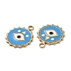 PVD Vacuum Plating 201 Stainless Steel Enamel Pendants STAS-J401-VC841-3