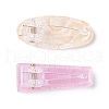 Cellulose Acetate(Resin) and Plasic Alligator Hair Clips X-PHAR-C008-01B-3