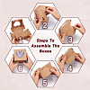 Square Paper Biscuit Boxes with Lace Edged Square Clear Window CON-TAC0001-12A-02-12