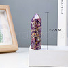 Natural Amethyst Hexagon Display Decorations PW-WG70320-01-3