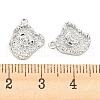 Brass Micro Pave Cubic Zirconia Pendants KK-E090-15P-3