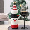 Christmas Acrylic Fiber Wine Bottle Sleeve AJEW-M214-01-1