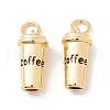 Mother's Day Brass Pendants X-KK-P217-18G-2