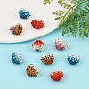 Gradient Color Polymer Clay Grade A Rhinestone Beads RB-A049-M-4