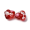 Glass Enamel Beads GLAA-Q125-01B-4