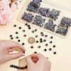   297pcs 9 colors Glass Beads GLAA-PH0003-30-3