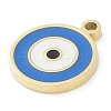 Ion Plating(IP) 304 Stainless Steel Enamel Charms X-STAS-P366-48G-2