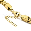 Ion Plating(IP) 304 Stainless Steel Wheat Chain Bracelets BJEW-D030-10G-3