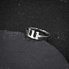 Number 201 Stainless Steel Adjustable Cuff Rings FS-WG22891-02-1