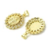 Brass Micro Pave Cubic Zirconia Pendants KK-H472-53G-G-2