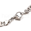 Tarnish Resistant 201 Stainless Steel Mariner Link Chain Bracelets BJEW-B078-53P-3