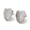 304 Stainless Steel Stud Earrings for Women EJEW-I281-37P-1