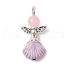 Natural & Dyed Malaysia Jade Pendants PALLOY-JF03735-3