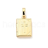 Brass Locket Pendants KK-Z115-01G-01-1