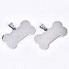Tarnish Resistant 304 Stainless Steel Pendants STAS-N087-40-1