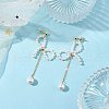 Mother's Day Jewellery Pearl Pendants Earrings EJEW-TA00426-2