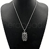 Fashion Unisex Alloy Rhinestone Pendant Necklaces YH1785-10-1