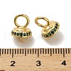 Brass Micro Pave Cubic Zirconia Cup Pearl Peg Bails Pin Pendants KK-S397-05C-3
