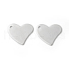 Tarnish Resistant 304 Stainless Steel Pendants X-STAS-F192-047P-2