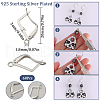 SUNNYCLUE 60Pcs Brass Donut Bails KK-SC0004-58S-2