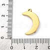 304 Stainless Steel Rhinestone Pendants STAS-M110-22G-4