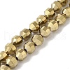 Electroplated Synthetic Non-magnetic Hematite Beads Strands G-I364-L01-01-1