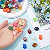 SOFPLATE 100Pcs Imitation Gemstone Acrylic Beads OACR-SP0001-05B-3