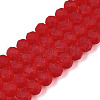 Transparent Glass Beads Strands X-EGLA-A044-T6mm-MD01-1