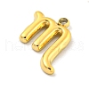 Real 18K Gold Plated PVD Vacuum Plating 304 Stainless Steel Pendants STAS-L278-002G-08-2
