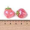 Glitter Plated Resin Cabochons RESI-H163-11C-3
