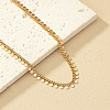Alloy Disc Tassel Twisted Chain Necklaces for Women FS-WG469BC-02-2